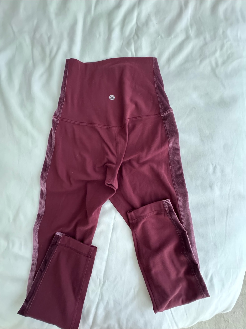 lululemon athletica Kids' Maroon High-Rise Leggings